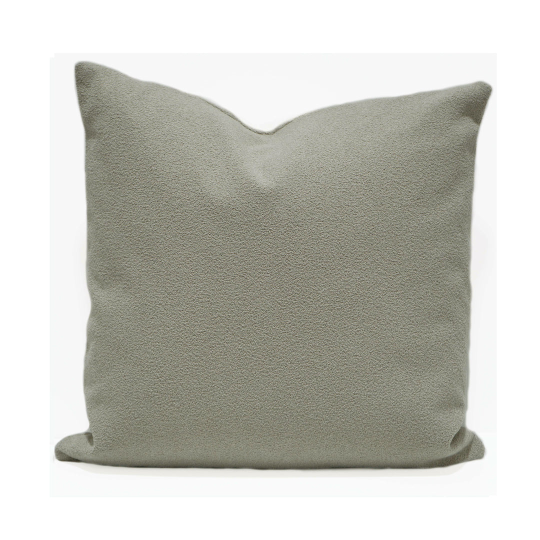 Grey Boucle Snuggle Pillow