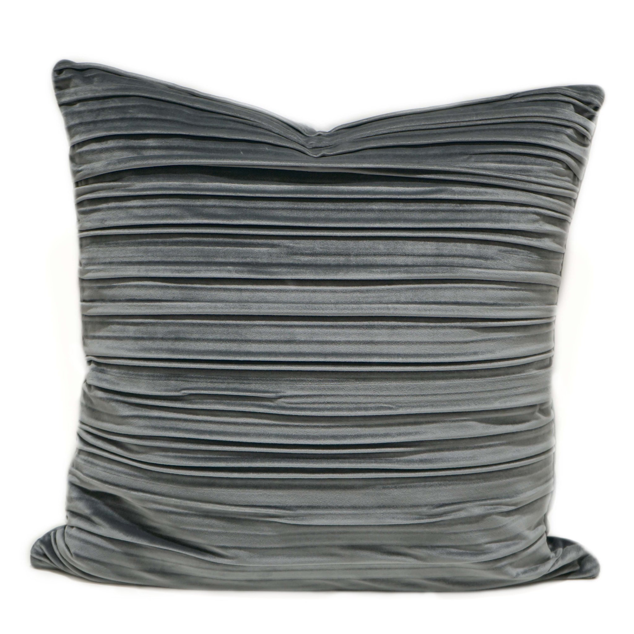 Pleated hotsell velvet pillow