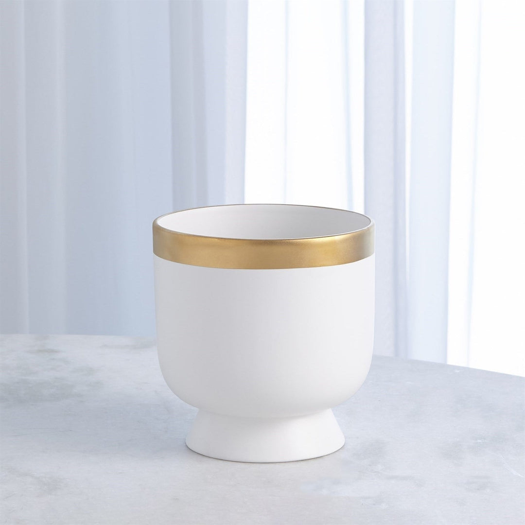 Gold Banded Vase Chloe