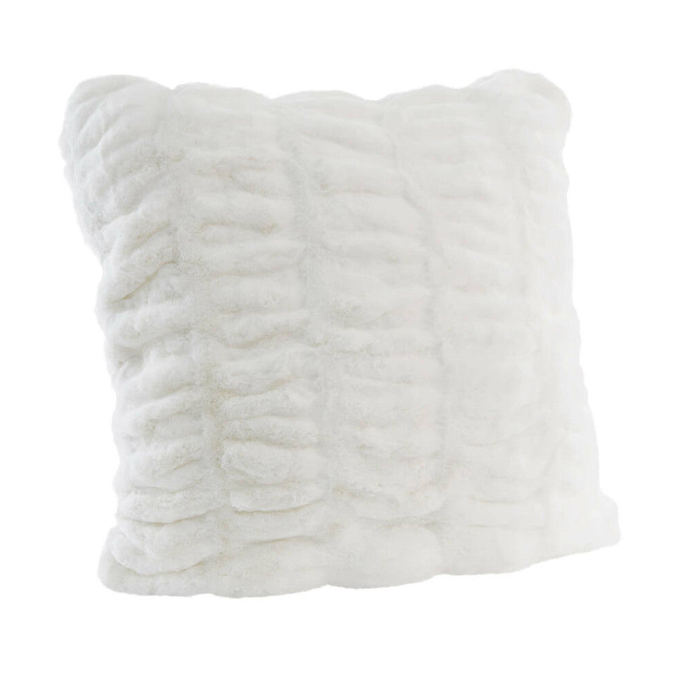 Faux Fur Snow 24 Pillow