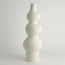 Matte White Vase Sherri