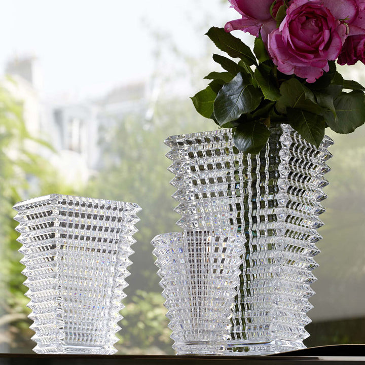 Baccarat Eye Vase Round Clear Small