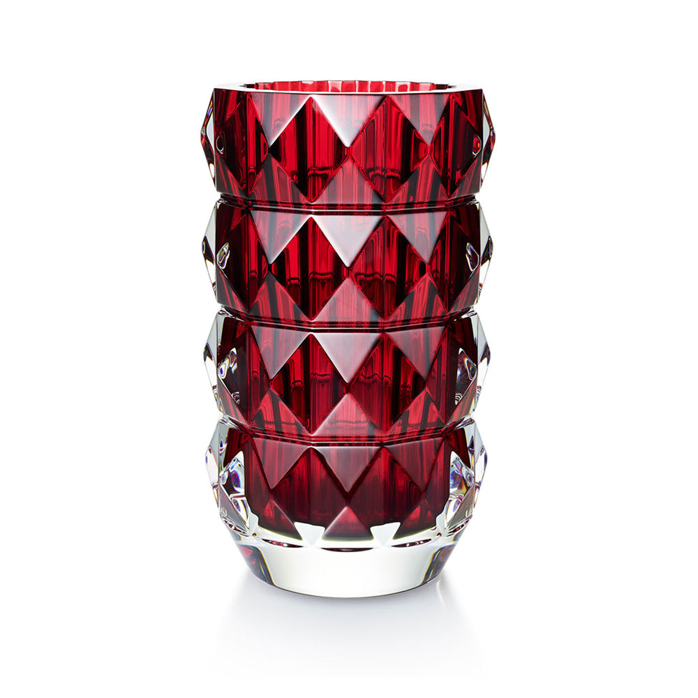 Louxor Round Vase Medium Red by District Home