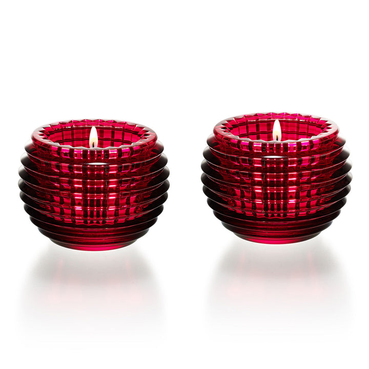 Set of 2 Eye Votive Red by District Home