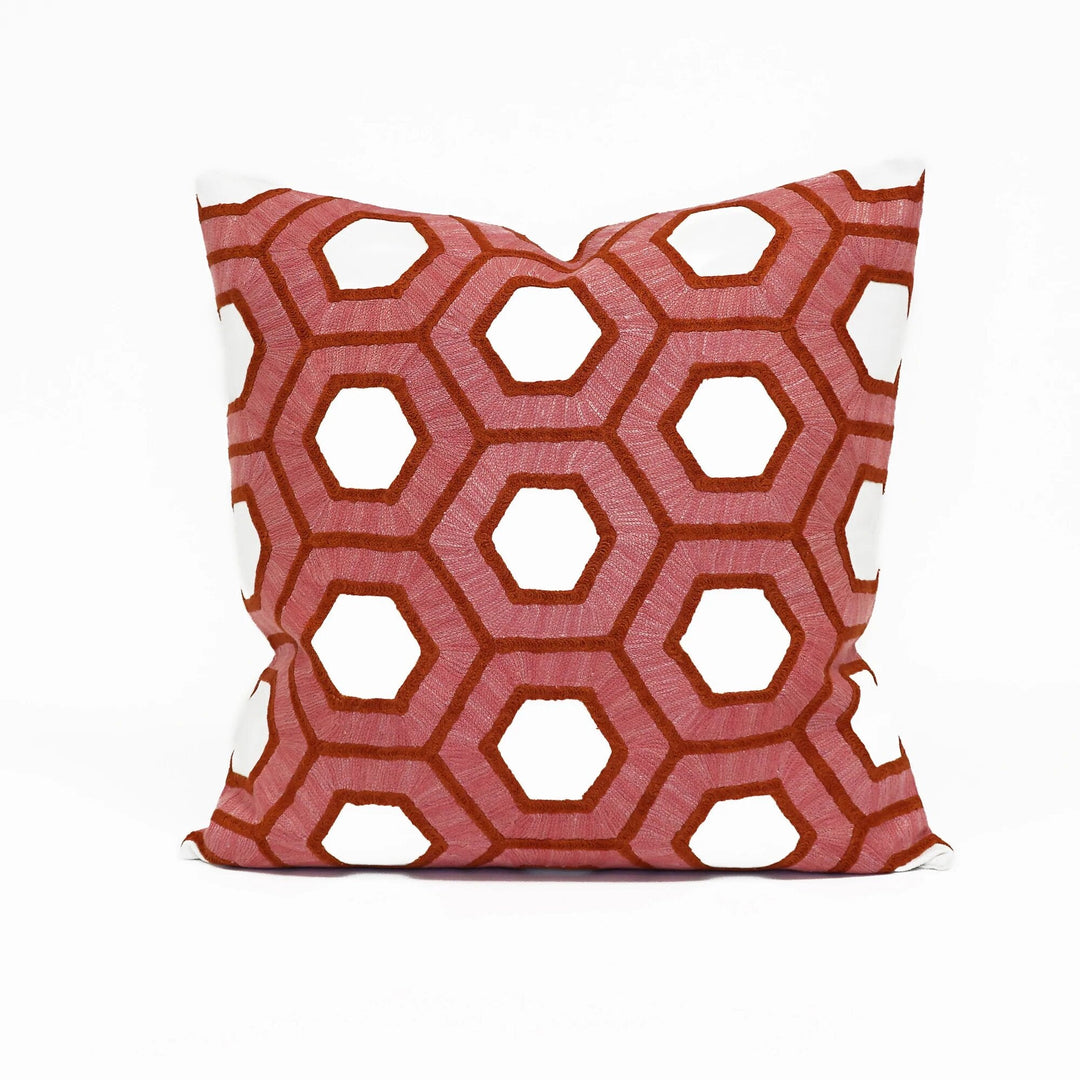 Poppy Honeycomb Pillow