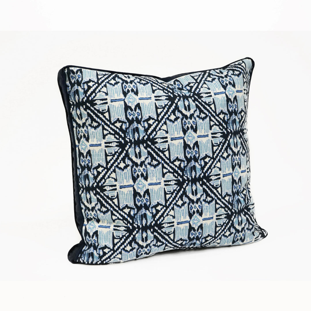 Aztec Indigo w/ Flange Pillow