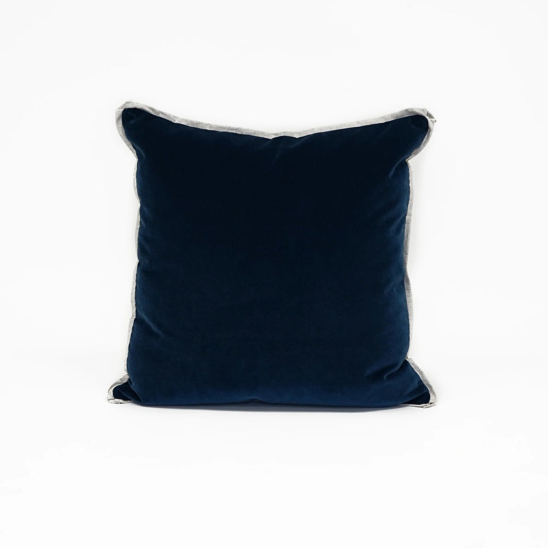 Velvet Midnight Blue Pillow